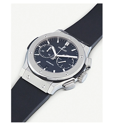 Shop Hublot 521.nx.1171.rx Classic Fustion Titanium Watch In Black