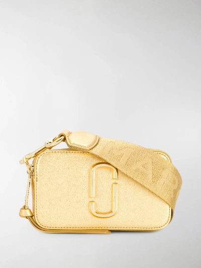Shop Marc Jacobs Snapshot Small Camera Bag In Gold