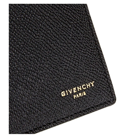 Shop Givenchy Grain Leather Billfold Wallet In Black