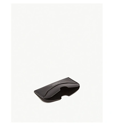 Shop Acne Studios Leather Card Holder In Black