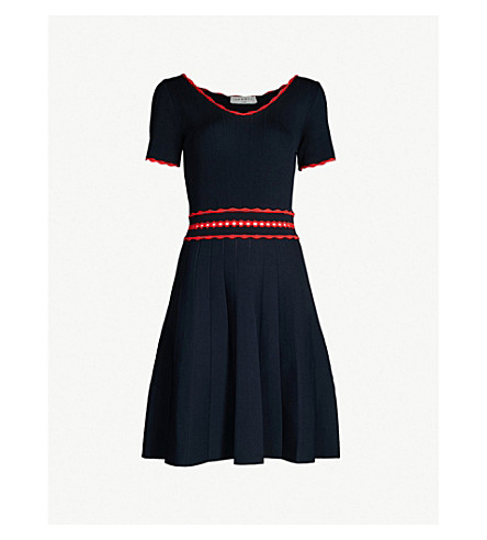 sandro fit and flare dress