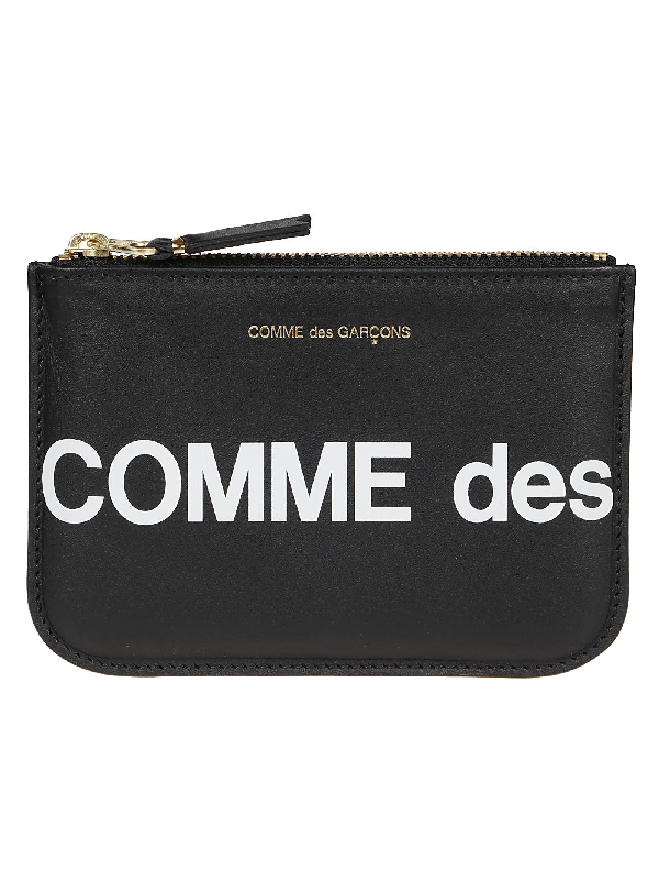 comme des garçons huge logo wallet