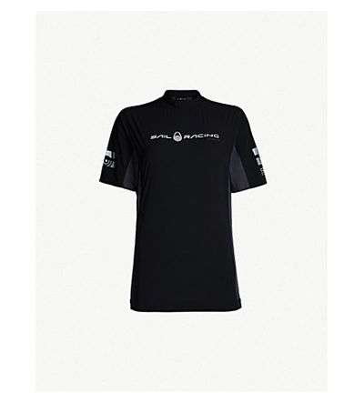Shop Sail Racing Orca Rashguard Stretch T-shirt In Black