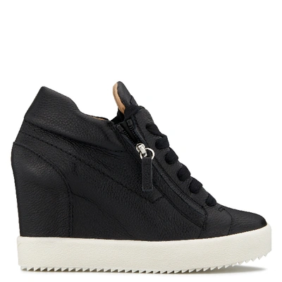 Shop Giuseppe Zanotti Addy Wedge In Black