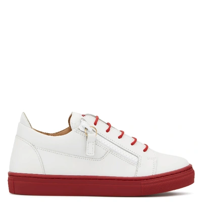 Shop Giuseppe Zanotti Frankie Color Jr. In White