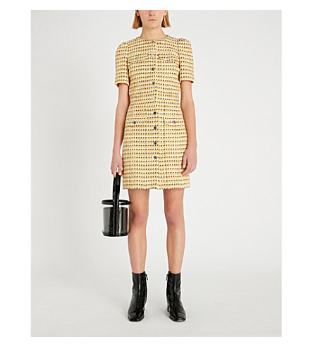 Maje yellow tweed online