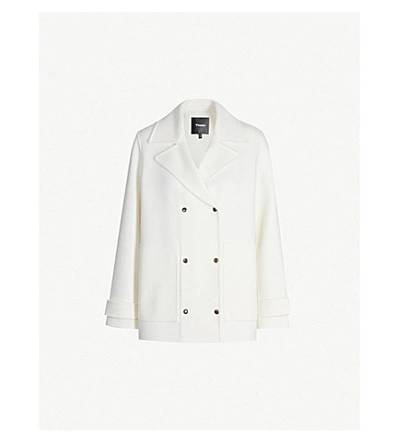 Theory stretch melton hot sale long