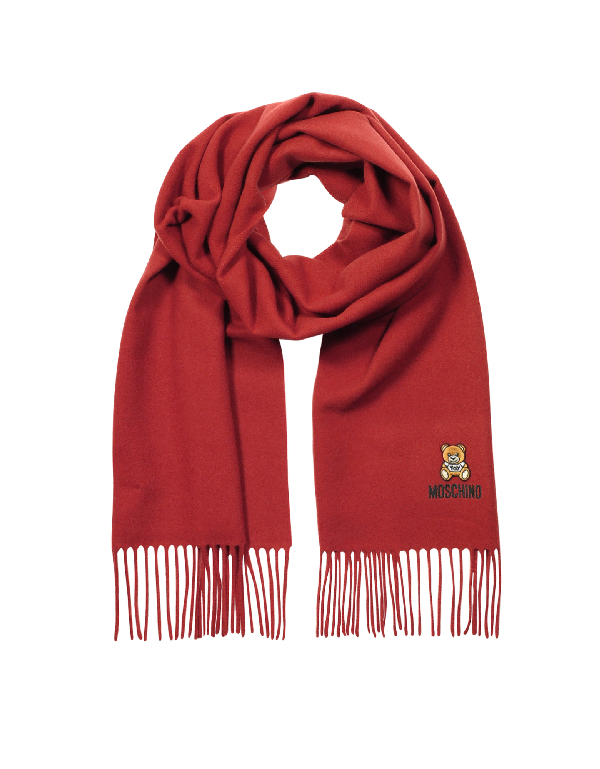 moschino teddy scarf