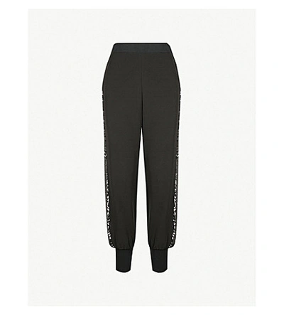 Shop Ted Baker Sequin Jogger In Black