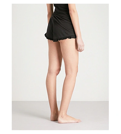 Shop Skin 365 Cotton-jersey Shorts In Black