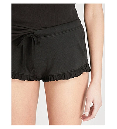 Shop Skin 365 Cotton-jersey Shorts In Black