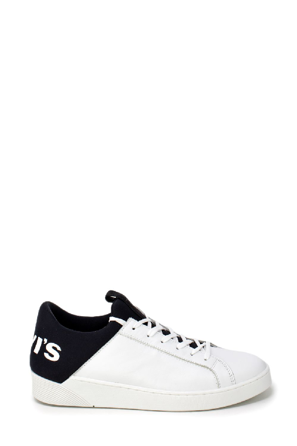 levis white leather shoes