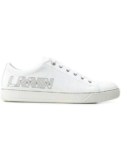 Shop Lanvin White Sneakers