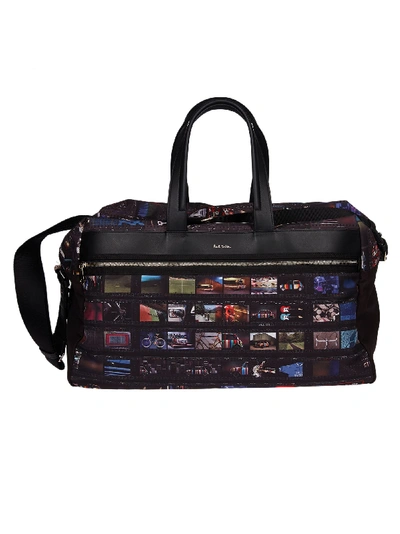 Shop Paul Smith Multicolor Polyester Travel Bag