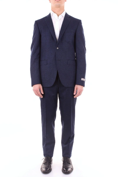 Shop Canali Blue Suit