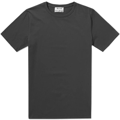 Shop Acne Studios Black Cotton T-shirt
