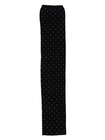 Shop Brunello Cucinelli Black Wool Tie