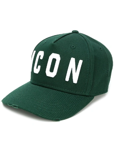 Shop Dsquared2 Green Cotton Hat