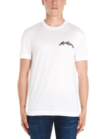 Shop Alexander Mcqueen White Cotton T-shirt