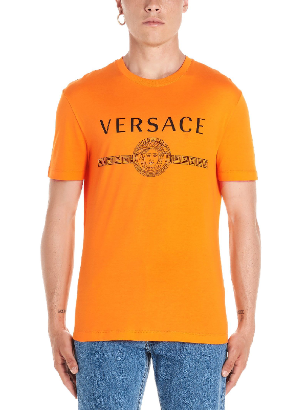 versace t shirt orange