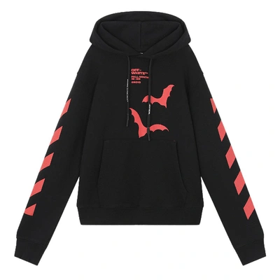 Shop Off-white Black Cotton Sweatshirt