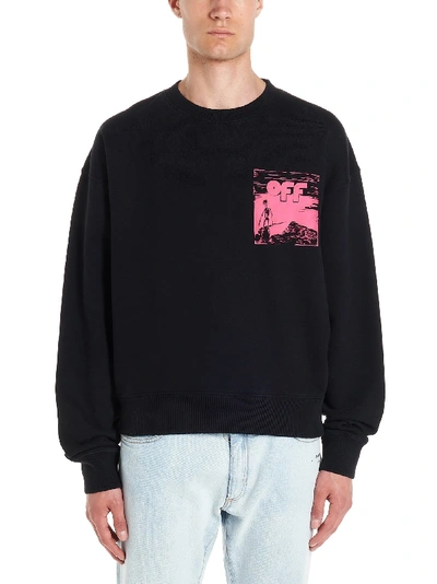 Shop Off-white Black Sweatshirt