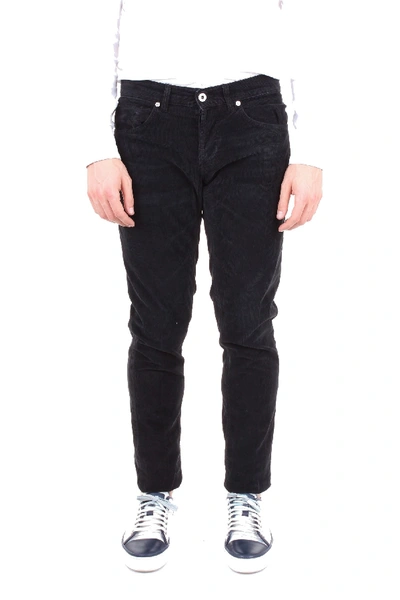 Shop Dondup Black Cotton Pants