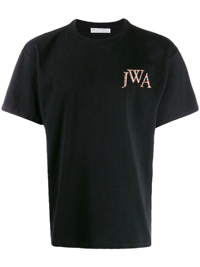 Shop Jw Anderson Black Cotton T-shirt