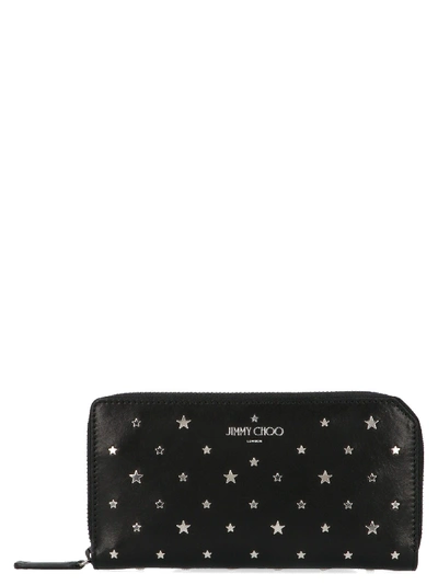 Shop Jimmy Choo Black Leather Wallet