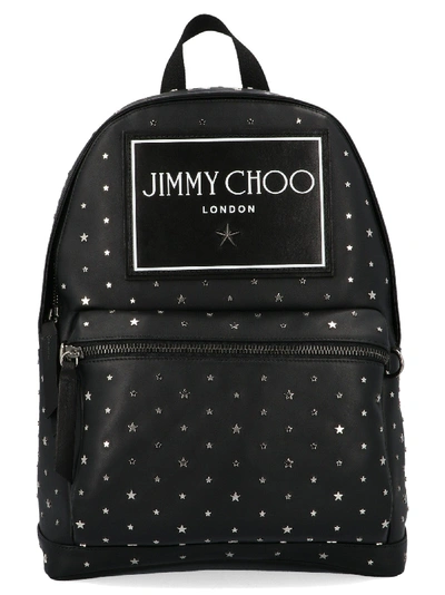 Shop Jimmy Choo Black Leather Backpack