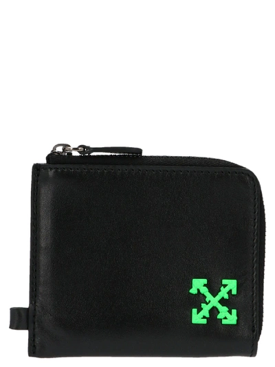 Shop Off-white Black Leather Wallet