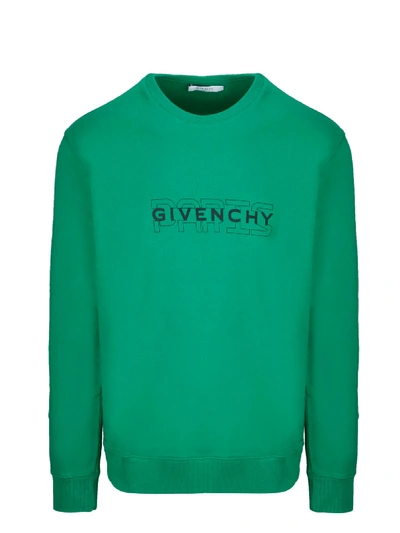 Shop Givenchy Green Sweatshirt