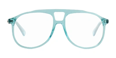Shop Gucci Light Blue Glasses