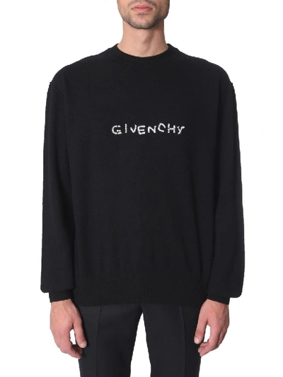 Shop Givenchy Men's Black Wool Sweater