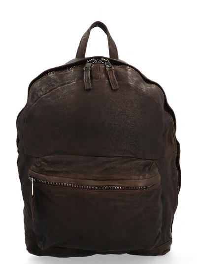 Shop Giorgio Brato Brown Leather Backpack