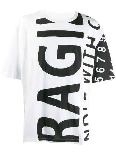 Shop Maison Margiela White Cotton T-shirt