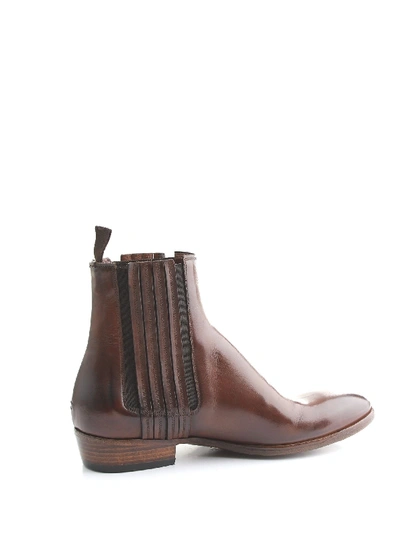 Shop Silvano Sassetti Brown Ankle Boots
