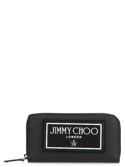 Shop Jimmy Choo Black Leather Wallet