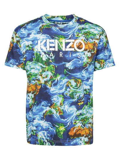 Shop Kenzo Blue T-shirt
