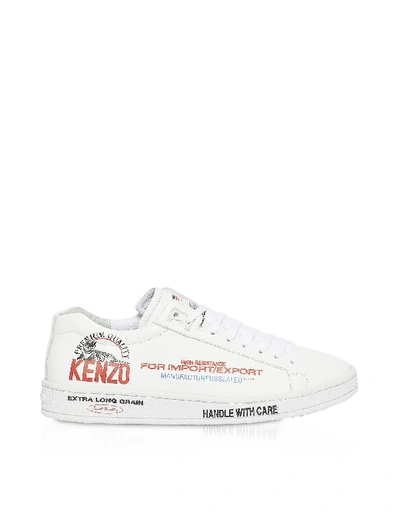 Shop Kenzo White Sneakers