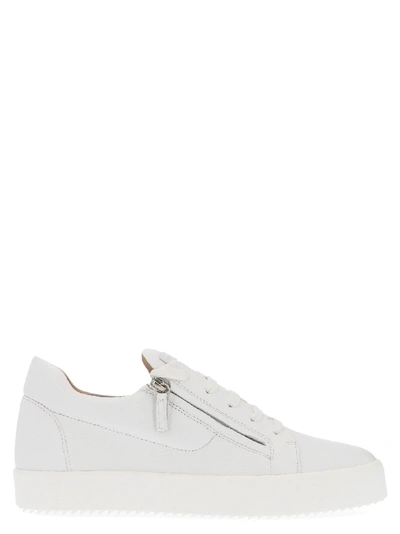 Shop Giuseppe Zanotti White Sneakers