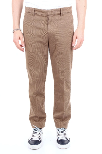 Shop Dondup Beige Cotton Pants
