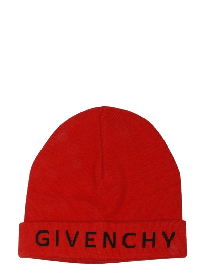 Shop Givenchy Red Cotton Hat