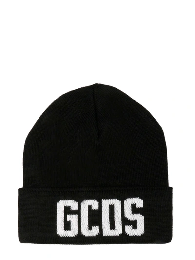 Shop Gcds Black Wool Hat
