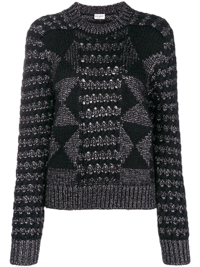Shop Saint Laurent Black Sweater
