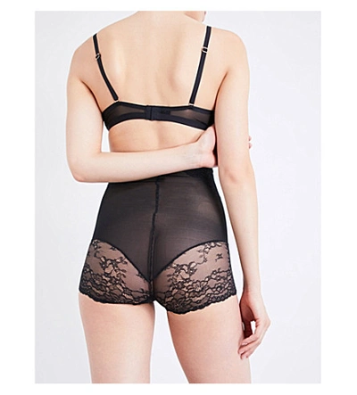 Shop Spanx Spotlight On Lace Briefs In Black