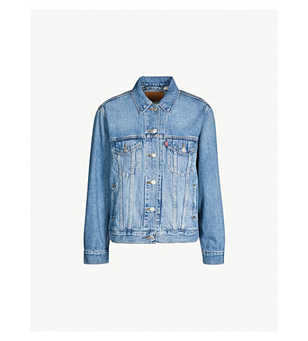 levi's ex boyfriend trucker jacket soft as butter mid