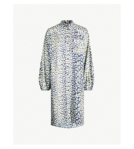 ganni shirt dress