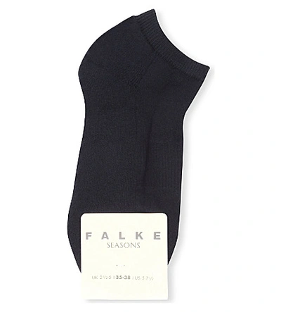 Shop Falke Women's 3009 Black Cosy Trainer Socks