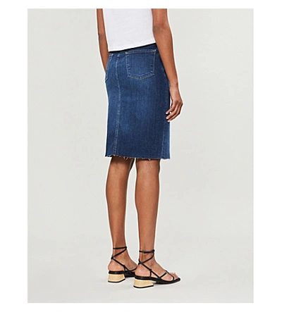 Shop J Brand Trystan Fitted Denim Skirt In Arcade